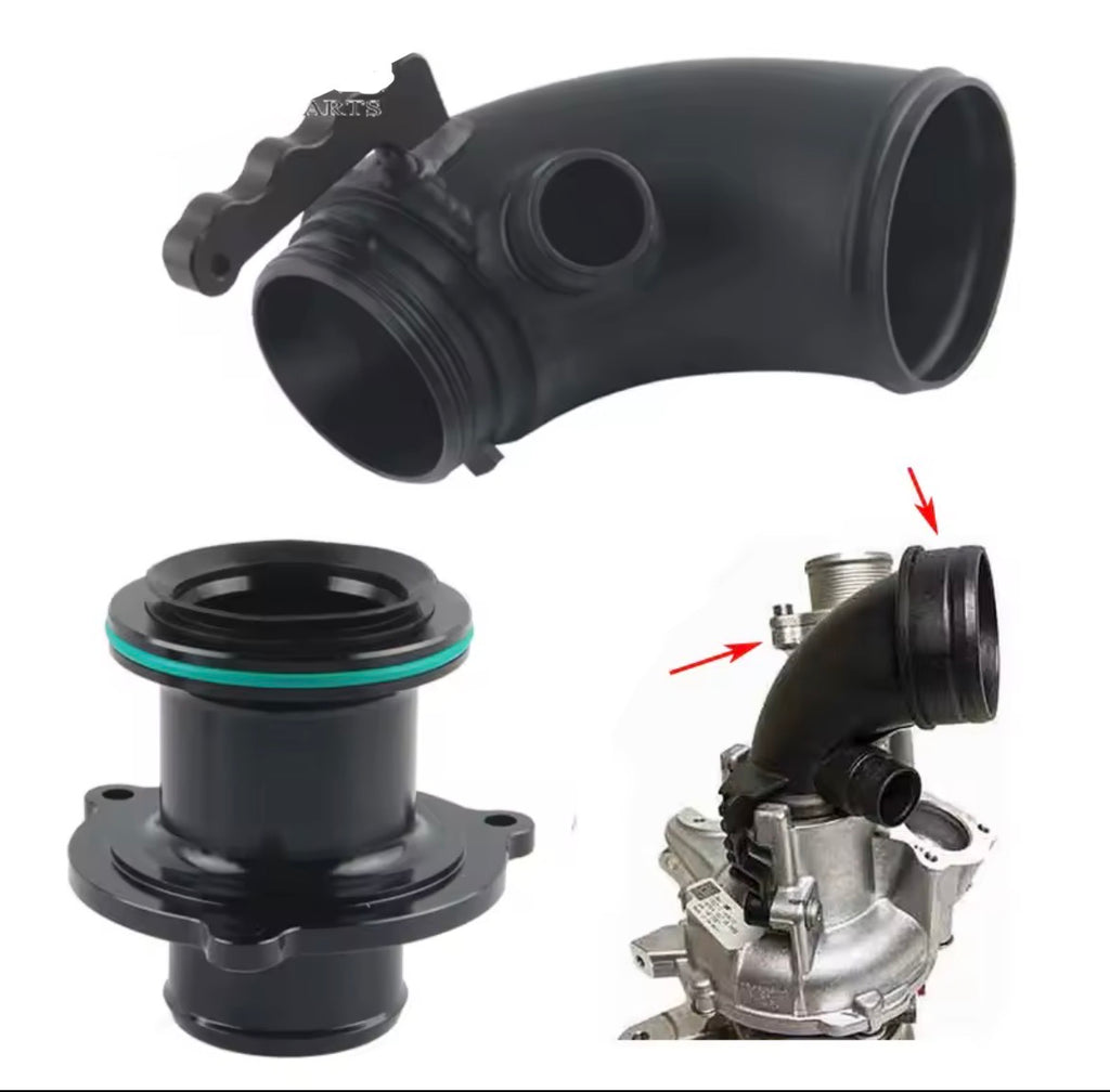 Tubo di Aspirazione in silicone Manicotto Ingresso turbo Muffler Delete Per VW Golf MK7 R Audi 2015 + V8 MK3 A3 S3 TT