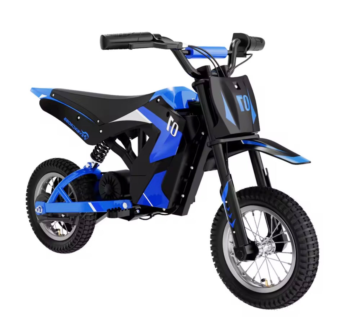 Moto Elettrica gioco Per Bambini 3-13 Anni 300w Minicross/Minimoto velocità 25km/h, Autonomia 15km, pneumatici da 12”